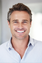 Head shoulders smiling man