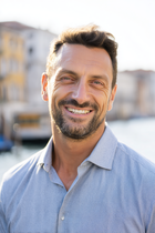 Man smiling headshot