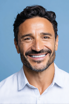 Smiling man portrait